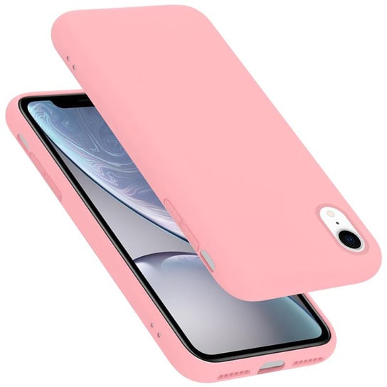 Pokrowiec Do Apple iPhone XR Etui w LIQUID RÓŻOWY TPU Silikon Case Cover Obudowa Ochronny Cadorabo Cadorabo