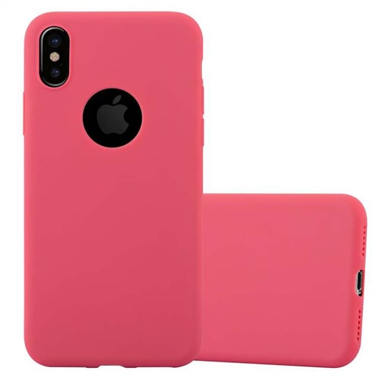 Pokrowiec Do Apple iPhone XS MAX Etui w CANDY CZERWONY TPU Silikon Obudowa Case Cover Ochronny Plecki Cadorabo Cadorabo