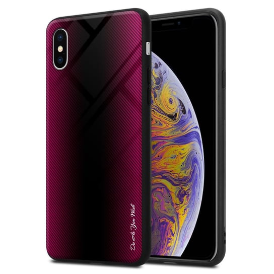 Pokrowiec Do Apple iPhone XS MAX w FIOLETOWO RÓŻOWY TPU Etui Ochronny Case Cover Obduowa Silikon Cadorabo Cadorabo