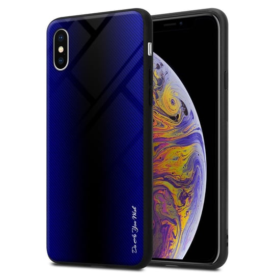 Pokrowiec Do Apple iPhone XS MAX w KOBALTOWY FIOLET TPU Etui Ochronny Case Cover Obduowa Silikon Cadorabo Cadorabo