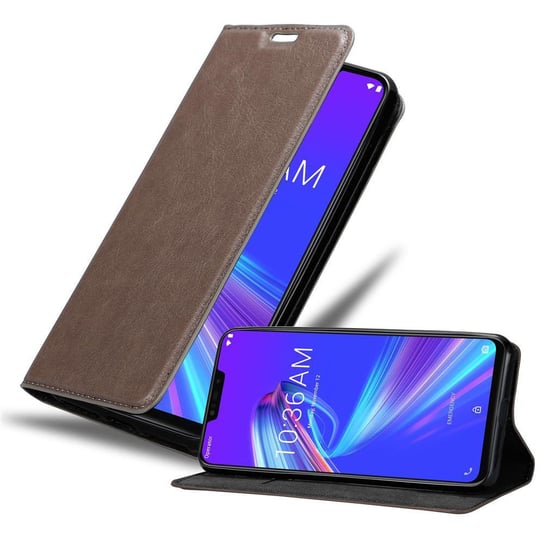 Pokrowiec Do Asus ZenFone MAX M2 w BRĄZOWA KAWA Etui Obudowa Ochronny Case Cover Portfel Cadorabo Cadorabo