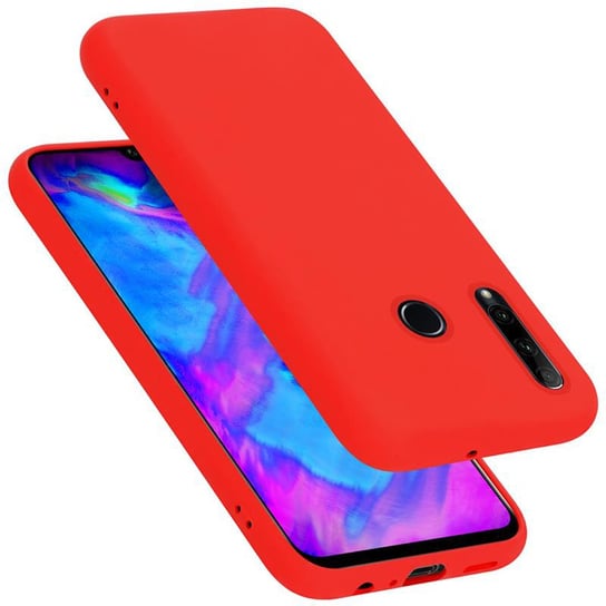 Pokrowiec Do Honor 10i / 20i / 20 LITE / Huawei Enjoy 9S Etui w LIQUID CZERWONY TPU Silikon Case Cover Obudowa Ochronny Cadorabo Cadorabo