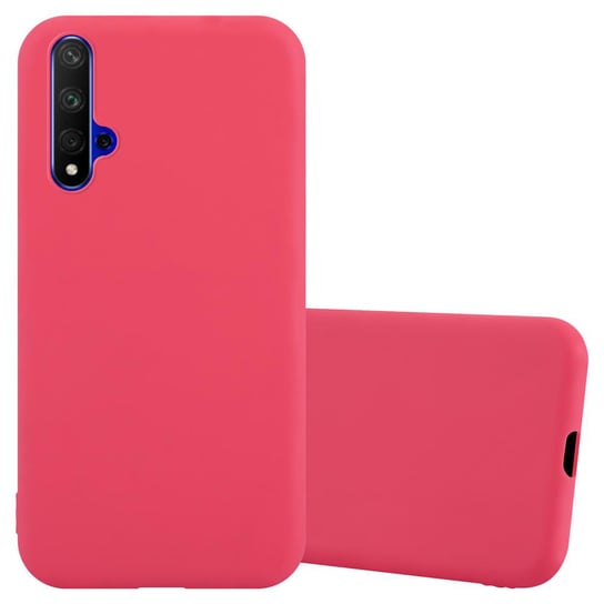 Pokrowiec Do Honor 20 / 20S / Huawei NOVA 5T Etui w CANDY CZERWONY TPU Silikon Obudowa Case Cover Ochronny Plecki Cadorabo Cadorabo