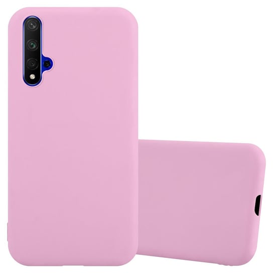 Pokrowiec Do Honor 20 / 20S / Huawei NOVA 5T Etui w CANDY RÓŻOWY TPU Silikon Obudowa Case Cover Ochronny Plecki Cadorabo Cadorabo