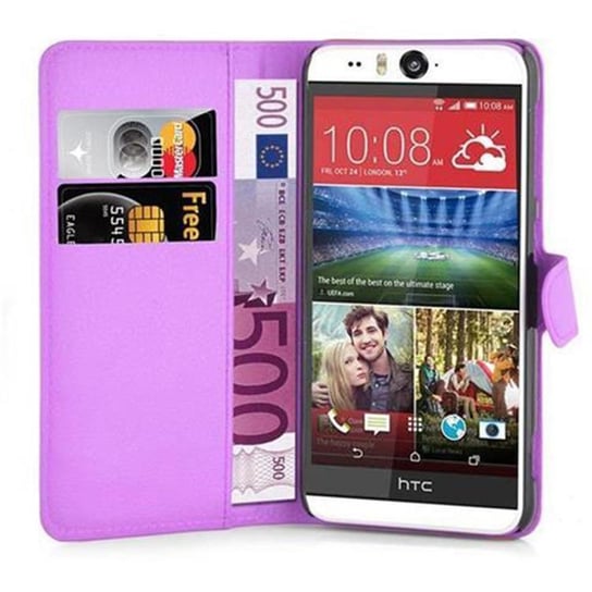 Pokrowiec Do HTC Desire EYE w FIOLETOWY MANGAN Etui Portfel Obudowa Ochronny Case Cover Cadorabo Cadorabo