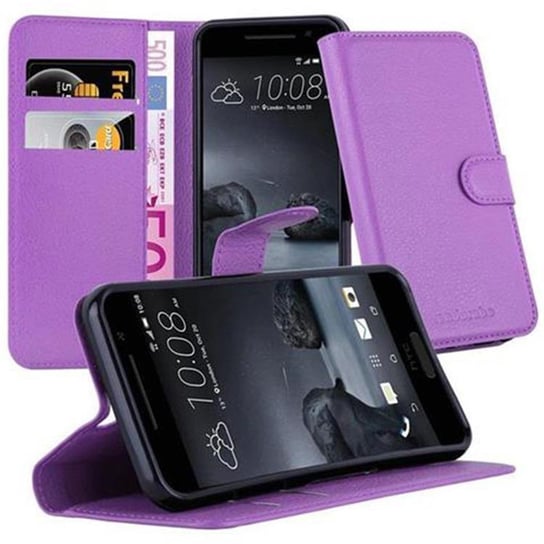 Pokrowiec Do HTC ONE A9 w FIOLETOWY MANGAN Etui Portfel Obudowa Ochronny Case Cover Cadorabo Cadorabo
