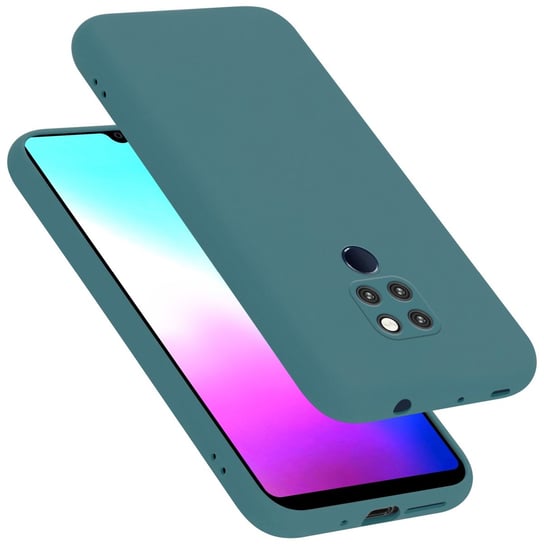 Pokrowiec Do Huawei MATE 20 LITE Etui w LIQUID ZIELONY TPU Silikon Case Cover Obudowa Ochronny Cadorabo Cadorabo