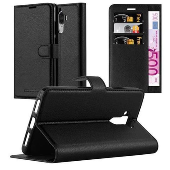 Pokrowiec Do Huawei MATE 9 w CZARNY PHANTOM Etui Portfel Obudowa Ochronny Case Cover Cadorabo Cadorabo