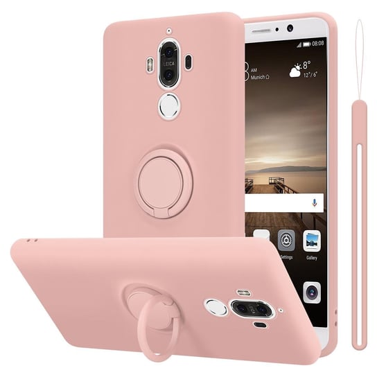 Pokrowiec Do Huawei MATE 9 w LIQUID RÓŻOWY Etui TPU Obudowa Ochronny Case Cover Plecki Cadorabo Cadorabo