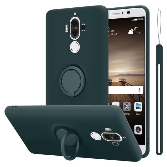 Pokrowiec Do Huawei MATE 9 w LIQUID ZIELONY Etui TPU Obudowa Ochronny Case Cover Plecki Cadorabo Cadorabo