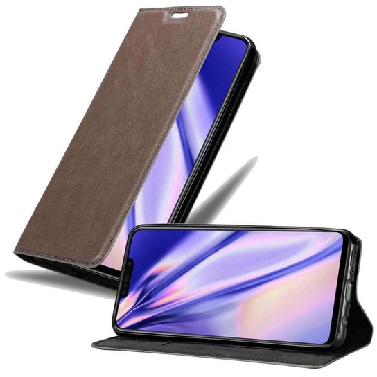 Pokrowiec Do Huawei P SMART PLUS 2019 w BRĄZOWA KAWA Etui Obudowa Ochronny Case Cover Portfel Cadorabo Cadorabo