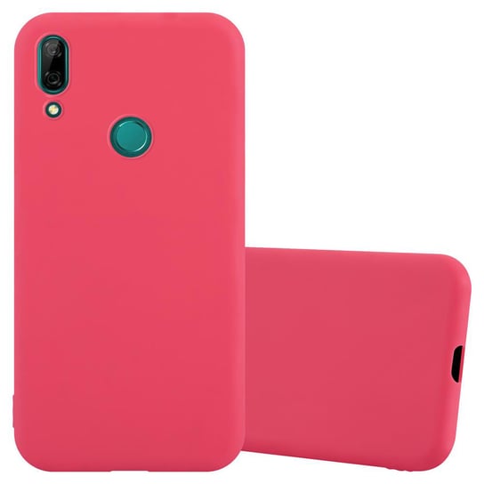 Pokrowiec Do Huawei P SMART Z / Y9 PRIME 2019 / Enjoy 10 PLUS Etui w CANDY CZERWONY TPU Silikon Obudowa Case Cover Ochronny Plecki Cadorabo Cadorabo