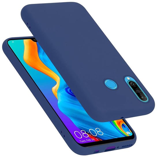 Pokrowiec Do Huawei P30 LITE Etui w LIQUID NIEBIESKI TPU Silikon Case Cover Obudowa Ochronny Cadorabo Cadorabo