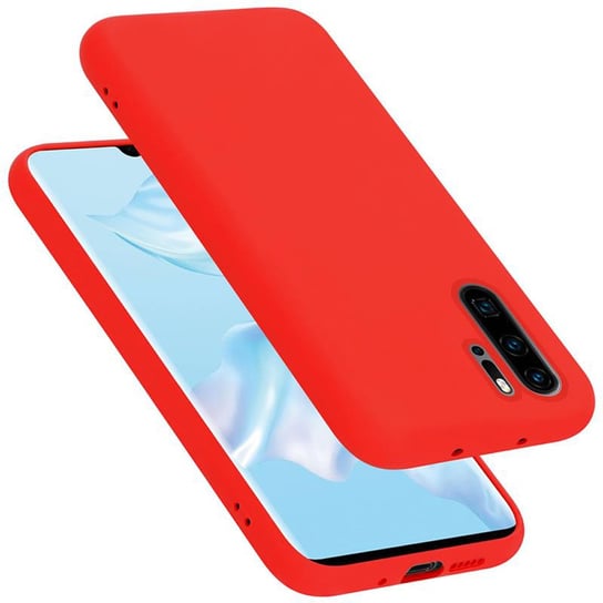 Pokrowiec Do Huawei P30 PRO Etui w LIQUID CZERWONY TPU Silikon Case Cover Obudowa Ochronny Cadorabo Cadorabo