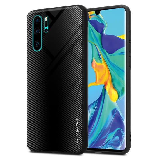 Pokrowiec Do Huawei P30 PRO w CZARNY OPAL  TPU Etui Ochronny Case Cover Obduowa Silikon Cadorabo Cadorabo