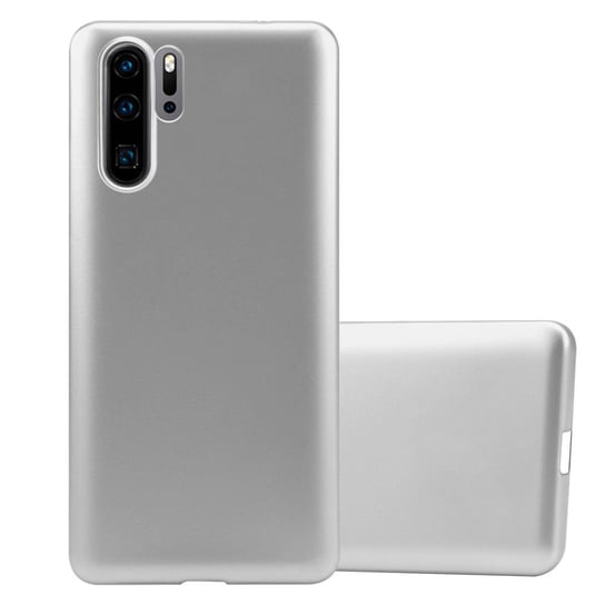 Pokrowiec Do Huawei P30 PRO w METALLIC SREBRNY Etui TPU Silikon Obudowa Ochronny Case Cover Cadorabo Cadorabo