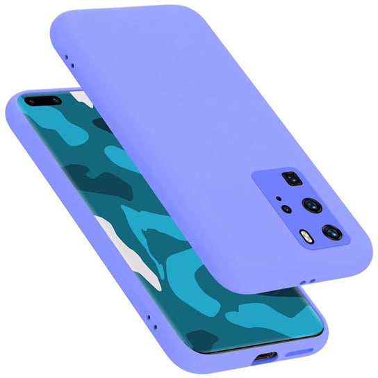 Pokrowiec Do Huawei P40 PRO / P40 PRO+ Etui w LIQUID JASNY FIOLET TPU Silikon Case Cover Obudowa Ochronny Cadorabo Cadorabo