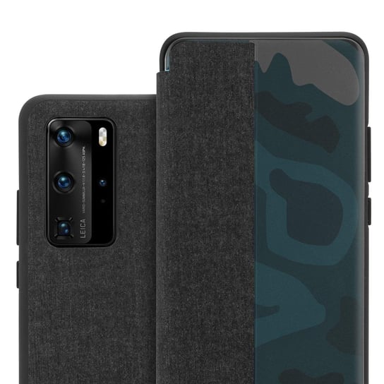 Funda - CADORABO Funda magnética invisible, Compatible con Huawei P40 PRO / P40 PRO+, ROJO