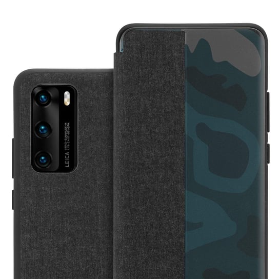 Pokrowiec Do Huawei P40 w CZARNY Etui Obudowa Case Cover Ochronny Cadorabo Cadorabo