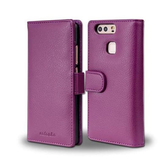 Pokrowiec Do Huawei P9 W Bordeaux Fioletowy Etui Ochronny Magnet Obudowa Case Cover Cadorabo Cadorabo