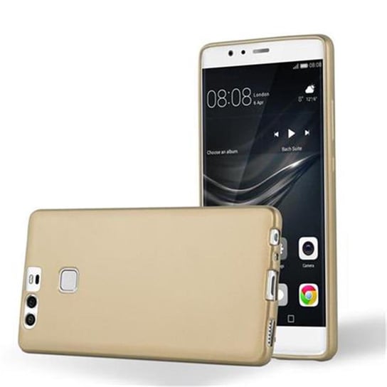 Pokrowiec Do Huawei P9 w METALLIC ZŁOTY Etui TPU Silikon Obudowa Ochronny Case Cover Cadorabo Cadorabo