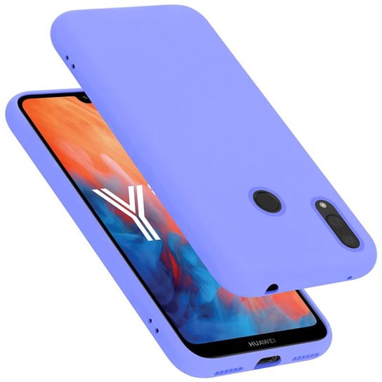 Pokrowiec Do Huawei Y7 2019 / Y7 PRIME 2019 Etui w LIQUID JASNY FIOLET TPU Silikon Case Cover Obudowa Ochronny Cadorabo Cadorabo