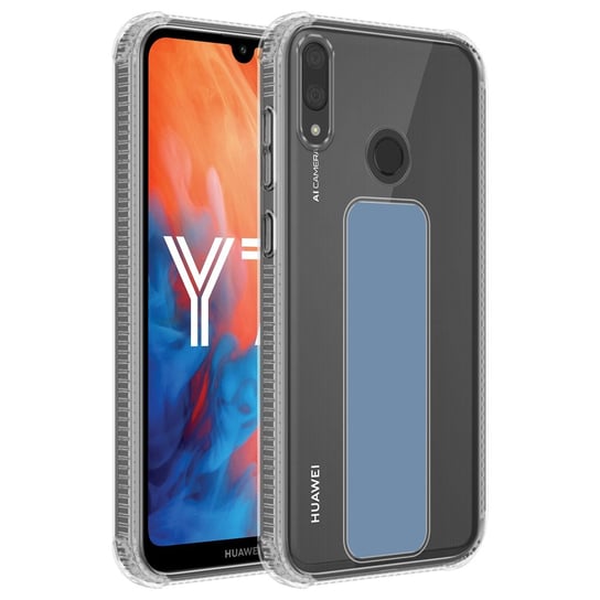 Pokrowiec Do Huawei Y7 2019 / Y7 PRIME 2019 w JASNO NIEBIESKI Etui z uchwytem Obudowa Case Cover Cadorabo Cadorabo