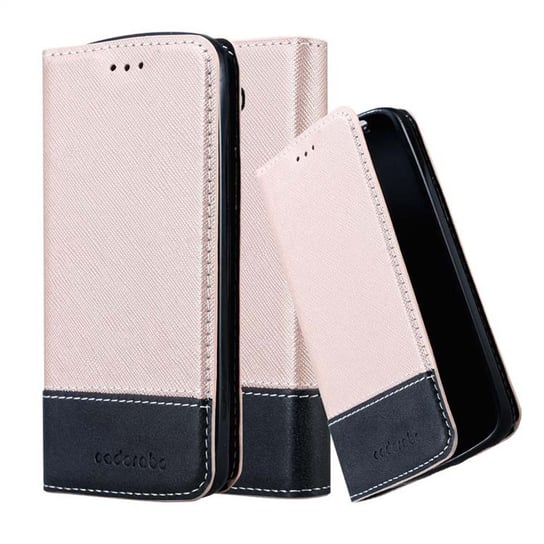 Pokrowiec Do LG G2 MINI w Etui RÓŻOWE ZŁOTO CZARNY Obudowa Portfel Case Cover Cadorabo Cadorabo