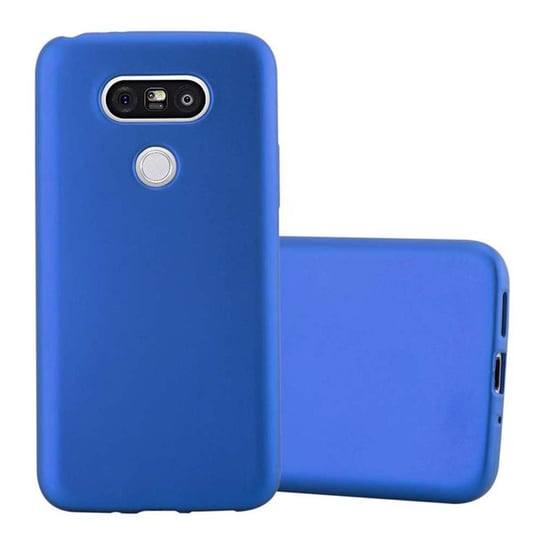 Pokrowiec Do LG G5 w METALLIC NIEBIESKI Etui TPU Silikon Obudowa Ochronny Case Cover Cadorabo Cadorabo