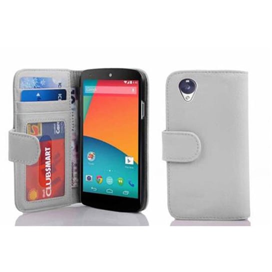 Pokrowiec Do Lg Google Nexus 5 W Biały Magnezowy Etui Ochronny Magnet Obudowa Case Cover Cadorabo Cadorabo