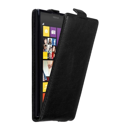 Pokrowiec Do Nokia Lumia 1020 w Etui CZARNA NOC Flip Case Cover Obudowa Ochronny Cadorabo Cadorabo