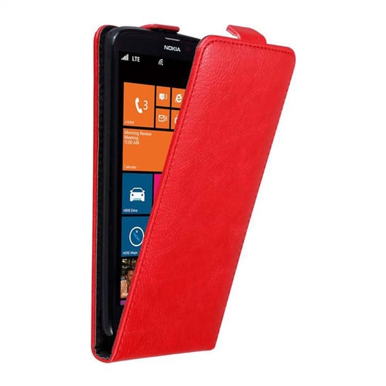Pokrowiec Do Nokia Lumia 1320 w Etui CZERWONE JABŁKO  Flip Case Cover Obudowa Ochronny Cadorabo Cadorabo