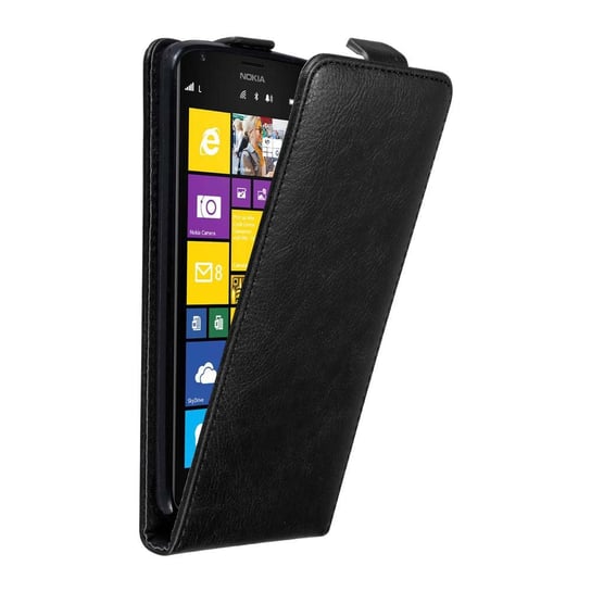 Pokrowiec Do Nokia Lumia 1520 w Etui CZARNA NOC Flip Case Cover Obudowa Ochronny Cadorabo Cadorabo