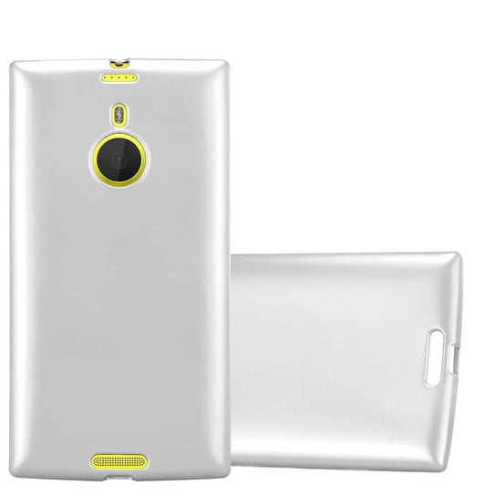 Pokrowiec Do Nokia Lumia 1520 w METALLIC SREBRNY Etui TPU Silikon Obudowa Ochronny Case Cover Cadorabo Cadorabo