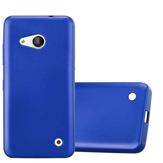 Pokrowiec Do Nokia Lumia 550 w METALLIC NIEBIESKI Etui TPU Silikon Obudowa Ochronny Case Cover Cadorabo Cadorabo