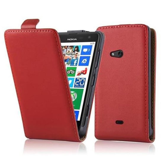 Pokrowiec Do Nokia Lumia 625 Etui w CZERWONY CHILI  Flip Case Cover Obudowa Ochronny Cadorabo Cadorabo