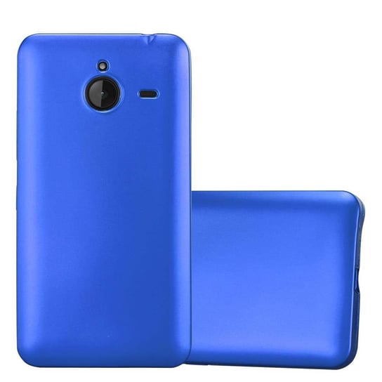 Pokrowiec Do Nokia Lumia 640 XL w METALLIC NIEBIESKI Etui TPU Silikon Obudowa Ochronny Case Cover Cadorabo Cadorabo