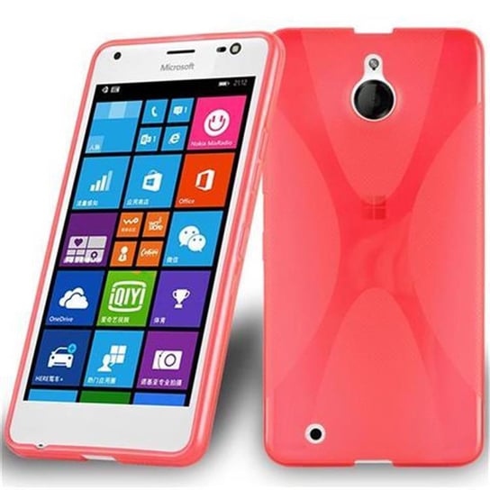 Pokrowiec Do Nokia Lumia 850 Pokrowiec Ochronny w PIEKŁA CZERWIEŃ Etui Obudowa Case Cover Plecki TPU Cadorabo Cadorabo