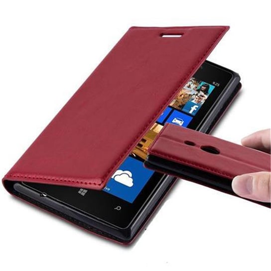 Pokrowiec Do Nokia Lumia 925 w CZERWONE JABŁKO Etui Obudowa Ochronny Case Cover Portfel Cadorabo Cadorabo