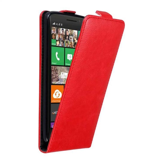 Pokrowiec Do Nokia Lumia 929 / 930 w Etui CZERWONE JABŁKO  Flip Case Cover Obudowa Ochronny Cadorabo Cadorabo