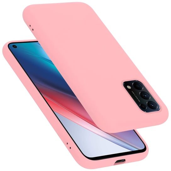 Pokrowiec Do Oppo FIND X3 LITE Etui w LIQUID RÓŻOWY TPU Silikon Case Cover Obudowa Ochronny Cadorabo Cadorabo