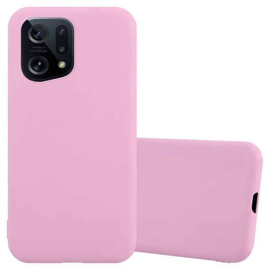 Pokrowiec Do Oppo FIND X5 Etui w CANDY RÓŻOWY TPU Silikon Obudowa Case Cover Ochronny Plecki Cadorabo Cadorabo