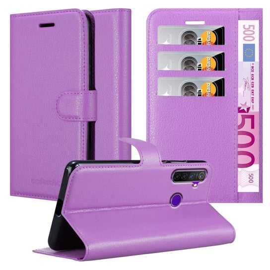 Pokrowiec Do Realme 5 / 5i / 6i / C3 w FIOLETOWY MANGAN Etui Portfel Obudowa Ochronny Case Cover Cadorabo Cadorabo