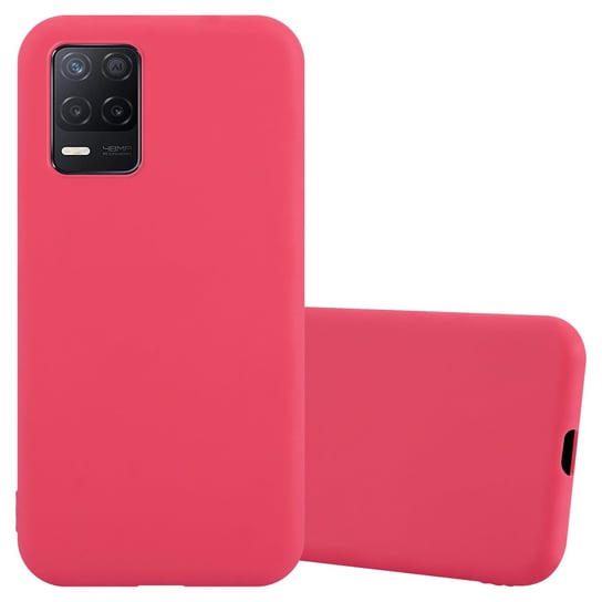 Pokrowiec Do Realme 8 5G / V13 / Q3 / Q3i / Narzo 30 5G Etui w CANDY CZERWONY TPU Silikon Obudowa Case Cover Ochronny Plecki Cadorabo Cadorabo