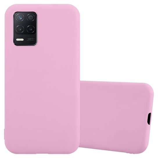 Pokrowiec Do Realme 8 5G / V13 / Q3 / Q3i / Narzo 30 5G Etui w CANDY RÓŻOWY TPU Silikon Obudowa Case Cover Ochronny Plecki Cadorabo Cadorabo