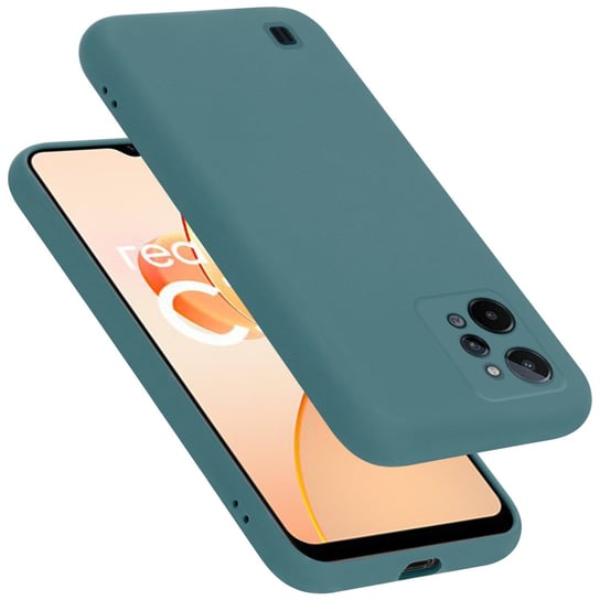 Pokrowiec Do Realme C31 Etui w LIQUID ZIELONY TPU Silikon Case Cover Obudowa Ochronny Cadorabo Cadorabo