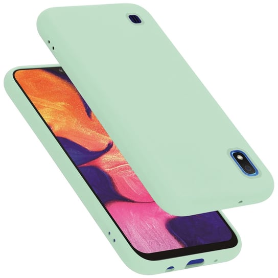 Pokrowiec Do Samsung Galaxy A10 / M10 Etui w LIQUID JASNO ZIELONY TPU Silikon Case Cover Obudowa Ochronny Cadorabo Cadorabo