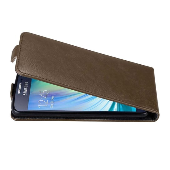 Pokrowiec Do Samsung Galaxy A3 2015 w Etui BRĄZOWA KAWA  Flip Case Cover Obudowa Ochronny Cadorabo Cadorabo