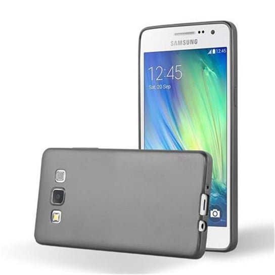 Pokrowiec Do Samsung Galaxy A3 2015 w METALLIC SZARY Etui TPU Silikon Obudowa Ochronny Case Cover Cadorabo Cadorabo