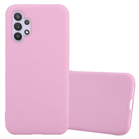 Pokrowiec Do Samsung Galaxy A32 5G Etui w CANDY RÓŻOWY TPU Silikon Obudowa Case Cover Ochronny Plecki Cadorabo Cadorabo